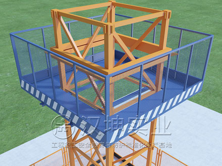 塔吊檢修平臺_漢坤實業